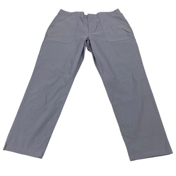 Eddie Bauer Pants - Eddie Bauer Horizon Straight Ankle Pants Womens 12 Blue Gray Hiking Travel